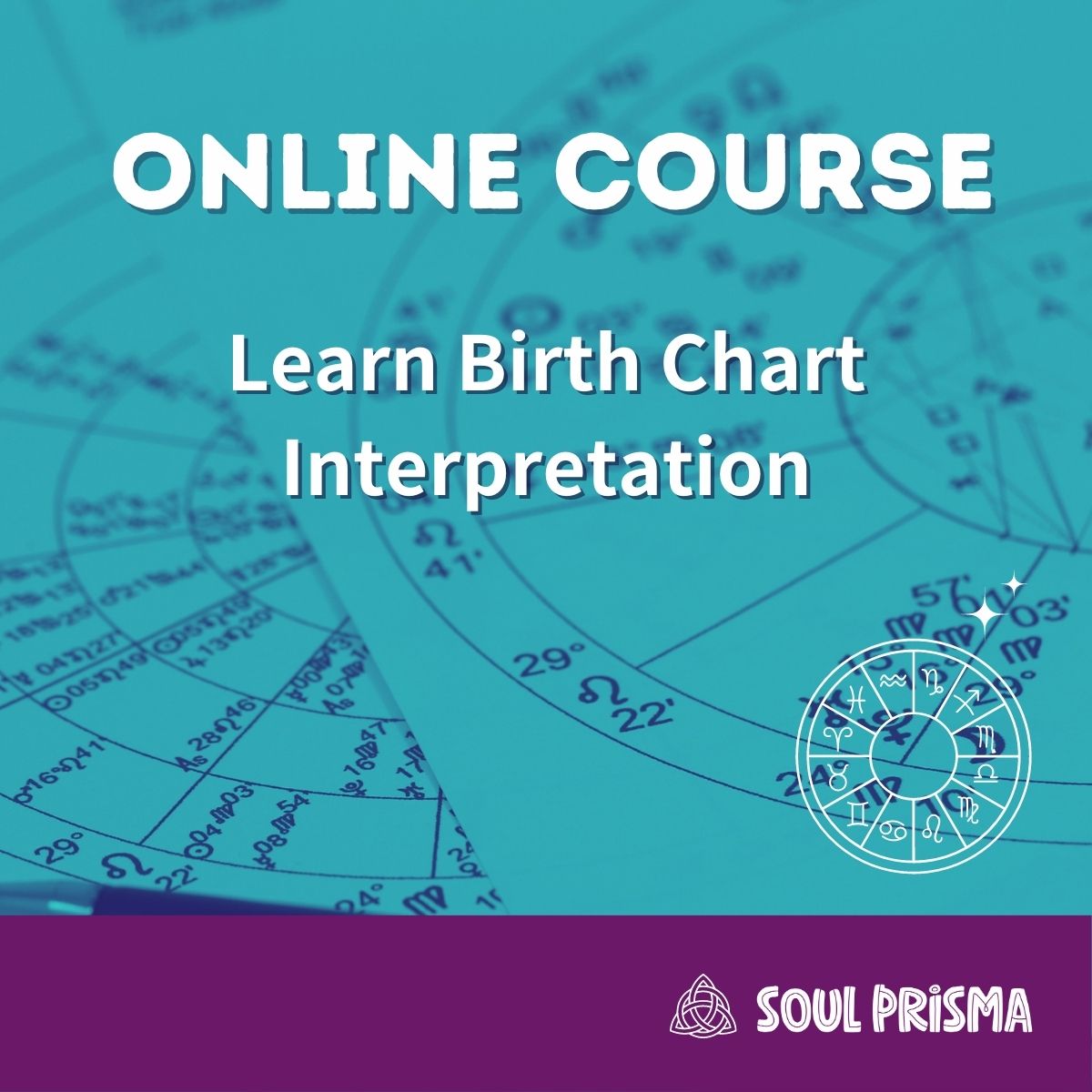 BIRTH CHART ASTROLOGY – Intuitive Learning: Video Course