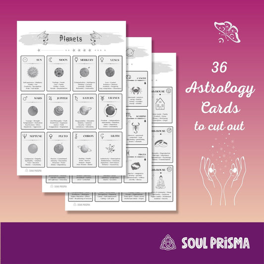 Astrology Reading Cards to Cut Out